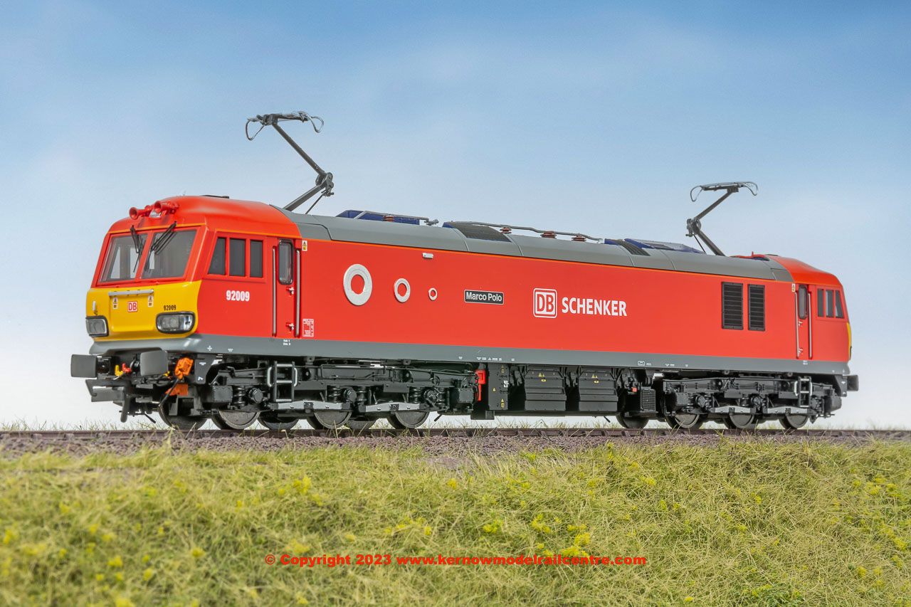 ACC2192DCC Accurascale Class 92 Electric Locomotive number 92 009 'Marco Polo' - DB Schenker Red DCC Sound